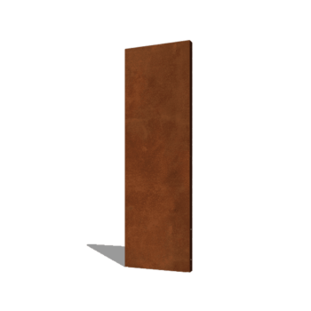 Corten plieno sodo plokštė pagrindas 60 x 6 x 190 cm