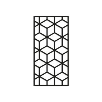 Plieno sienų dekoracijos - Geometrinis 2.0 Large - 100 x 50 cm