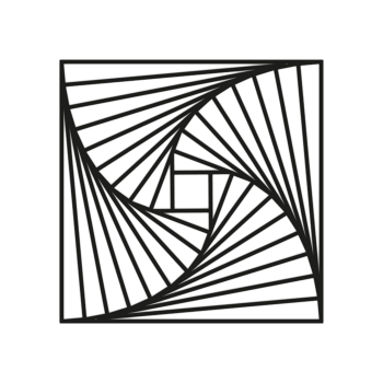 Metalinės sienų dekoracijos Geometrinės figūros 3.0