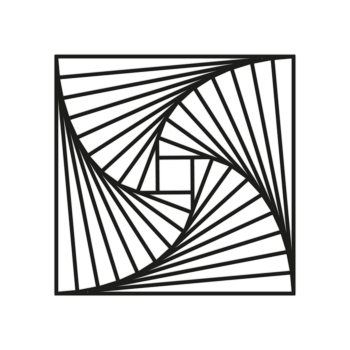 Plieno sienų dekoracijos - Geometrinis 3.0 Small - 30 x 30 cm