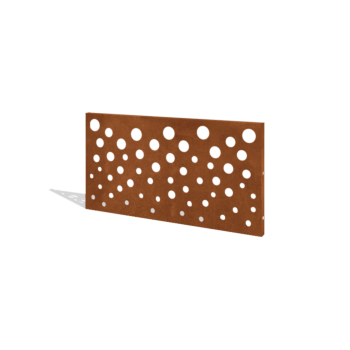 Corten plieno tvora H plokštė B 120 x 63,3 cm