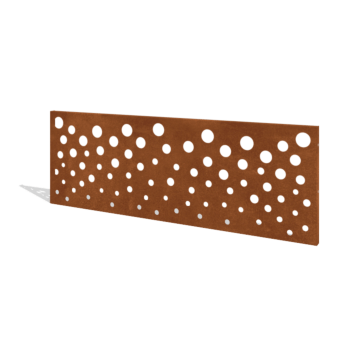 Corten plieno tvora H plokštė B 180 x 63,3 cm