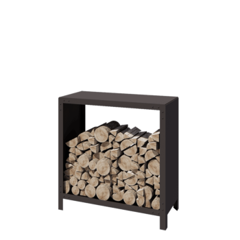 Plieninis malkų stovas - Indiana - 100 x 40 x 100 cm - RAL7016 matinė (antracito pilka)