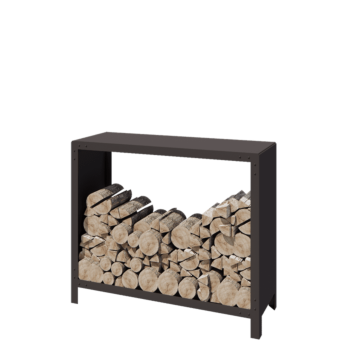 Plieninis malkų stovas - Indiana - 120 x 40 x 100 cm - RAL7016 matinė (antracito pilka)