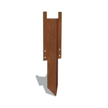 Vidutinis atraminis kaištis korteninis plienas 22 - 25 cm