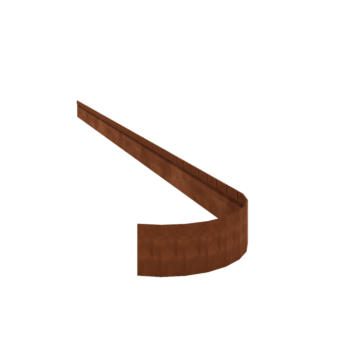 Corten plieno sodo apvadai suplotas FLEX 13 cm (ilgis 150 cm)
