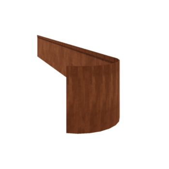 Corten plieno sodo apvadai suplotas FLEX 35 cm (ilgis 150 cm)