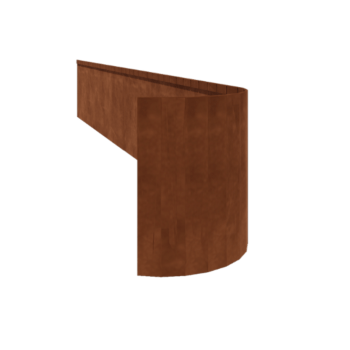 Corten plieno sodo apvadai suplotas FLEX 45 cm (ilgis 150 cm)