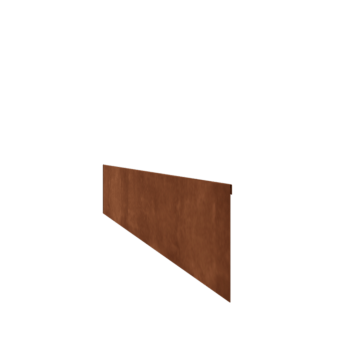 Corten plieno sodo apvadai suplotas 23 cm (ilgis 240 cm)