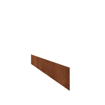 Corten plieno sodo apvadai tiesus 15 cm (ilgis 150 cm)