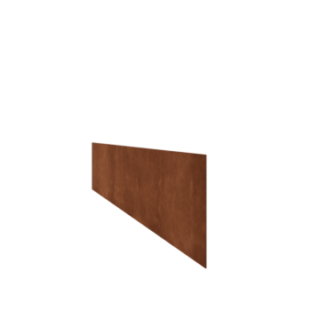 Corten plieno sodo apvadai tiesus 25 cm (ilgis 150 cm)
