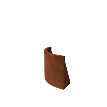Corten plieno atraminė sienelė - Išorinis posūkis - 50 x 50 x 40 cm
