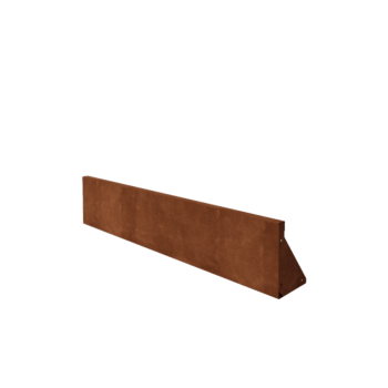 Corten plieno atraminė sienelė tiesus 150 cm (aukštis 30 cm)