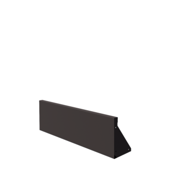 Plieninė atraminė sienelė - Tiesus - 100 x 30 cm - kita RAL spalva