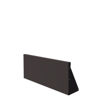 Plieninė atraminė sienelė - Tiesus - 100 x 40 cm - kita RAL spalva