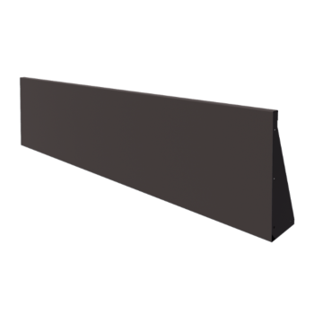 Plieninė atraminė sienelė - Tiesus - 200 x 50 cm - RAL7016 matinė (antracito pilka)