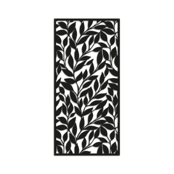 Plieno sienų dekoracijos - Lapai Large - 99,6 x 47,8 cm