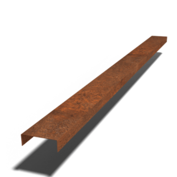 Corten plieno u formos profilis 5 x 15 x 5 cm (ilgis 240 cm)