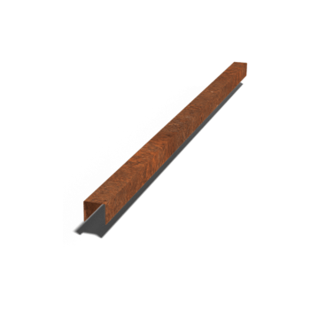 Corten plieno u formos profilis 5 x 6 x 5 cm (ilgis 150 cm)