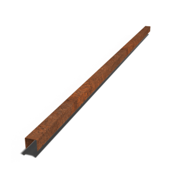 Corten plieno u formos profilis 5 x 5 x 5 cm (ilgis 240 cm)