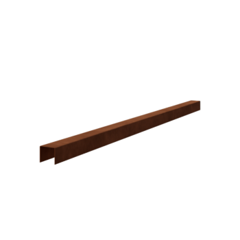 Corten plieno u formos profilis 5 x 5 x 5 cm (ilgis 150 cm)