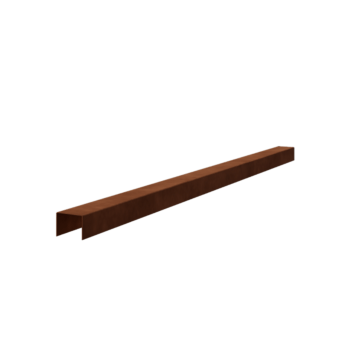 Corten plieno u formos profilis 5 x 6 x 5 cm (ilgis 150 cm)