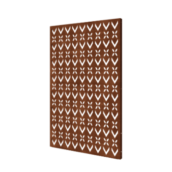 Corten plieno sodo plokštė stogo motyvas kompozicija 1 120 x 6 x 190 cm