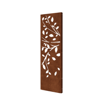 Corten plieno panel - Medis - Dalis 2 - 60 x 6 x 190 cm
