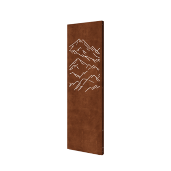 Corten plieno panel - Kalnai 1 - 60 x 6 x 190 cm