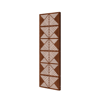 Corten plieno panel - Linijos 2 - 60 x 6 x 190 cm