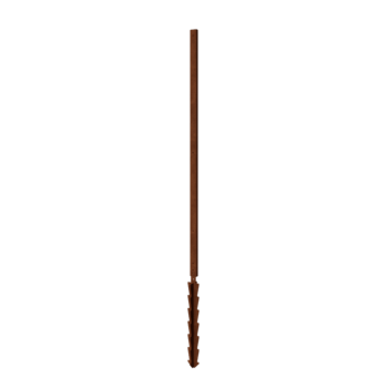 Corten plieno stovas tiesus atraminis kaištis su 190 x 6 x 3 cm