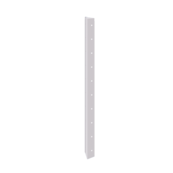 Plieninis lauko vazonas - Kampinis elementas 90° - 100 cm - RAL9010 matinė (balta)