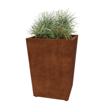 Suvirintas corten plieno lauko vazonas Kūgis 80 x 80 x 100 cm