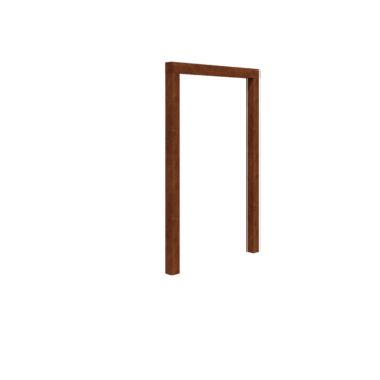 Corten plieno pergola - Tiesus - 150 x 230 cm - Be betono pado
