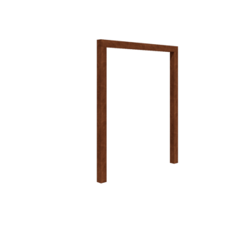 Corten plieno pergola - Tiesus - 200 x 230 cm - Be betono pado