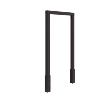 Plieninė pergola - Tiesus - 150 x 230 cm - kita RAL spalva - Su betono padu