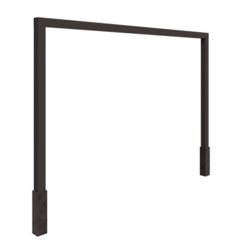 Plieninė pergola - Tiesus - 400 x 230 cm - kita RAL spalva - Su betono padu