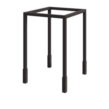 Plieninė pergola - Kvadratas - 224 x 200 x 230 cm - kita RAL spalva - Su betono padu