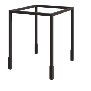 Plieninė pergola - Kvadratas - 274 x 250 x 230 cm - kita RAL spalva - Su betono padu