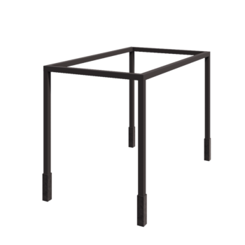 Plieninė pergola - Stačiakampis - 424 x 250 x 230 cm - RAL7016 matinė (antracito pilka) - Su betono padu