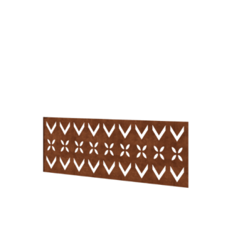 Corten plieno tvora H - Panel V - 120 x 47,5 cm