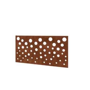 Corten plieno tvora H - Panel B - 120 x 63,3 cm