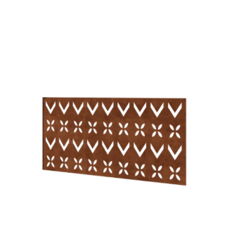 Corten plieno tvora H - Panel V - 120 x 63,3 cm