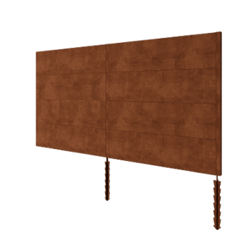 Corten plieno tvora H4 - Pilnas komplektas - 372 x 6 x 190 cm