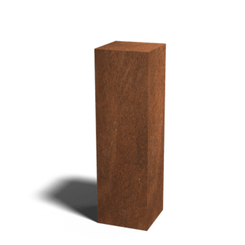 Corten plieno pjedestalas Ohio 30 x 30 x 100 cm