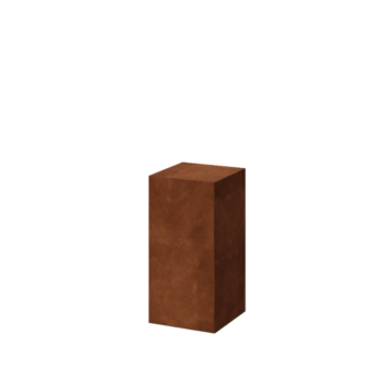 Corten plieno pjedestalas - Ohio - 30 x 30 x 60 cm