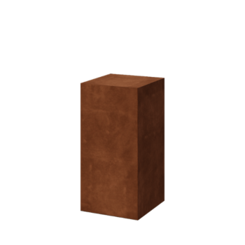 Corten plieno pjedestalas - Ohio - 40 x 40 x 80 cm