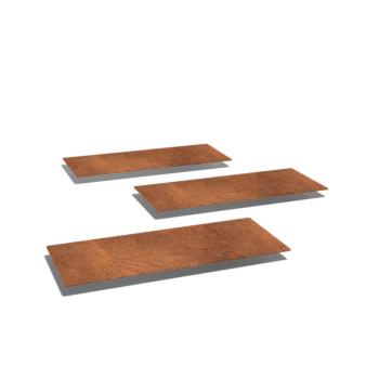 Corten plieno pakopa plytelė Stačiakampis 60 x 25 cm