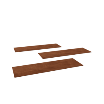 Corten plieno pakopa plytelė Stačiakampis 75 x 25 cm