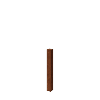Tvoros stulpas iš corten plieno 100 cm